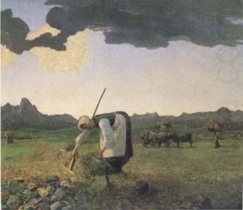 Giovanni Segantini The Hay Harvest (mk09) china oil painting image